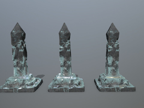 Ice pillar 3D मॉडल