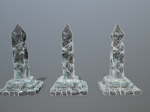 Ice pillar 3D मॉडल