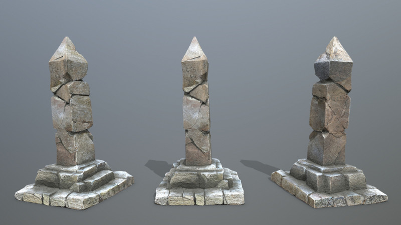 Pillar 3D मॉडल .c4d .max .obj .3ds .fbx .stl .blend