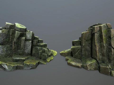 Forest rocks 3D Model