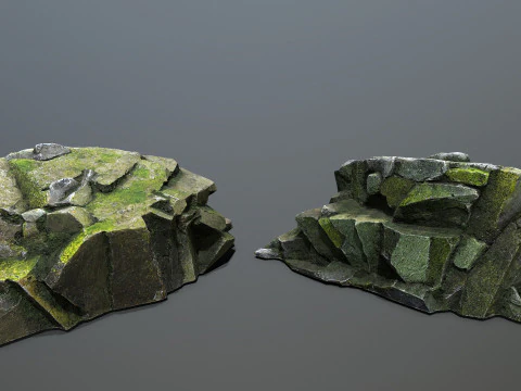Forest rocks 3D Model