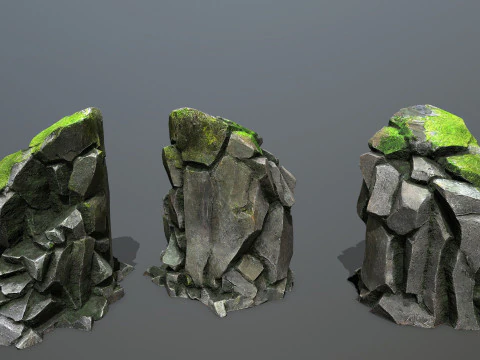 Forest rocks 3D Model