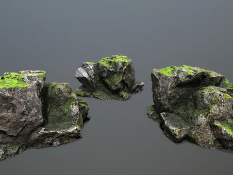 Forest rocks 3D Model