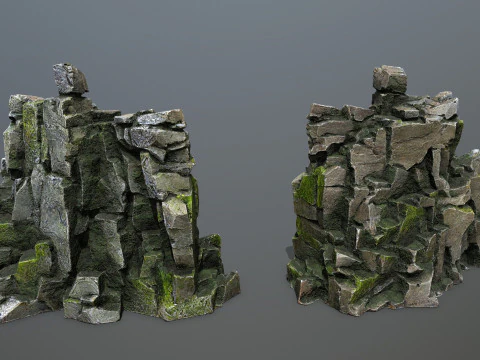 Forest rocks 3D Model