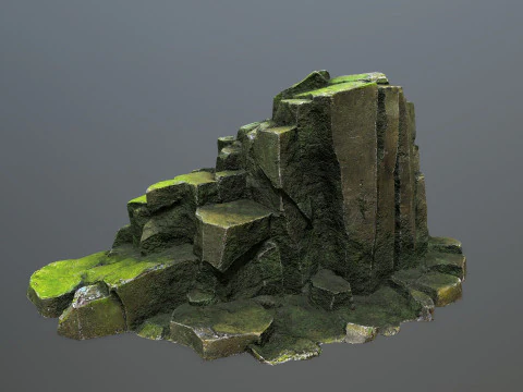 Forest rocks 3D Model