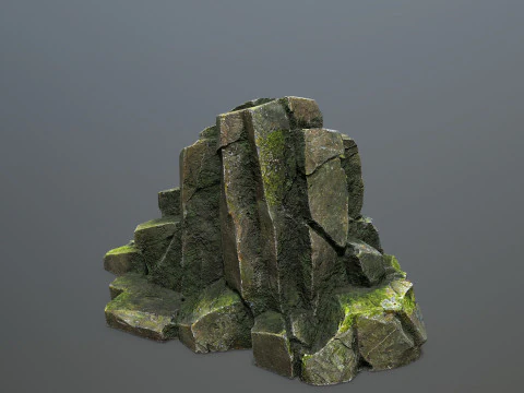 Forest rocks 3D Model