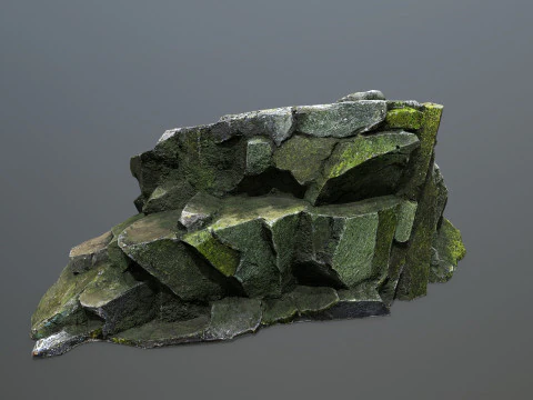 Forest rocks 3D Model