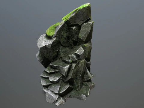 Forest rocks 3D Model