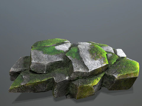 Forest rocks 3D Model