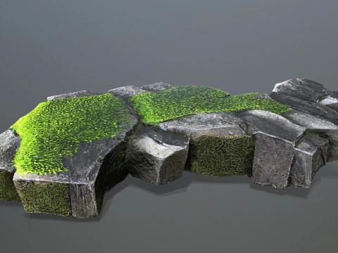 Forest rocks 3D Model