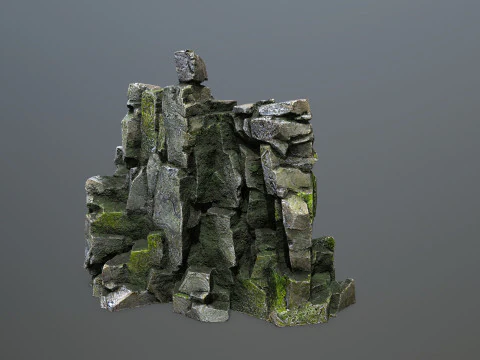 Forest rocks 3D Model