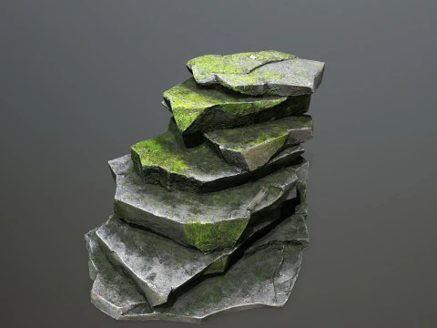 Forest rocks 3D Model