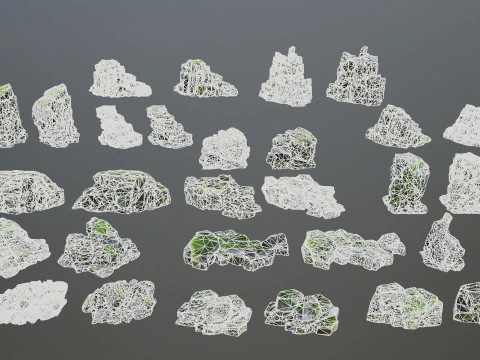Forest rocks 3D Model