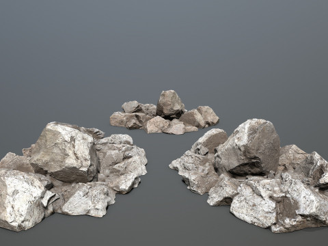 Cliff rocks 3D Модель