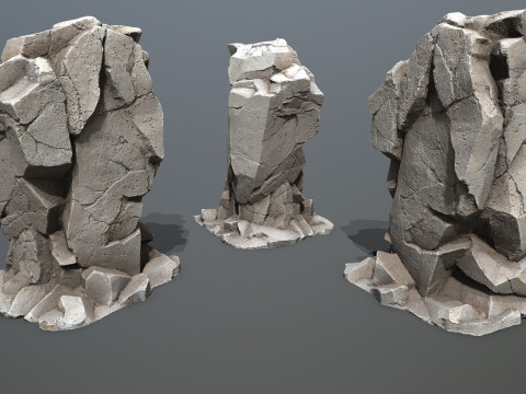 Cliff rocks 3D Модель