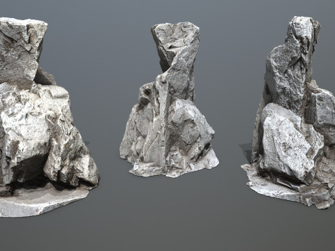 Cliff rocks 3D Модель