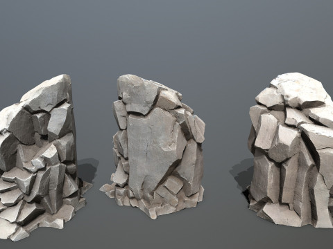 Cliff rocks 3D Модель