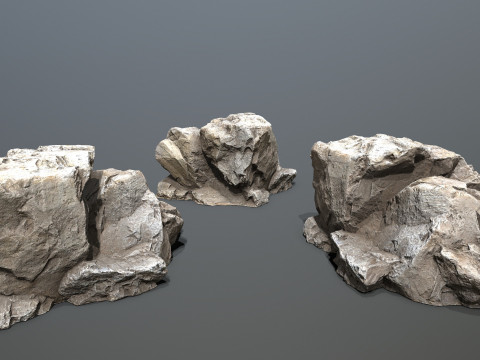 Cliff rocks 3D Модель