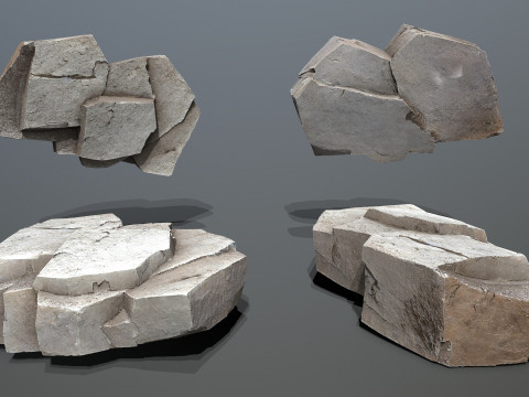 Cliff rocks 3D Модель