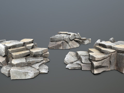 Cliff rocks 3D Модель