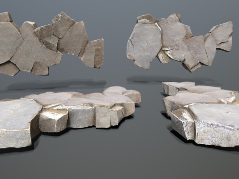 Cliff rocks 3D Модель
