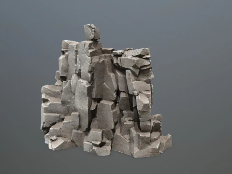Cliff rocks 3D Model