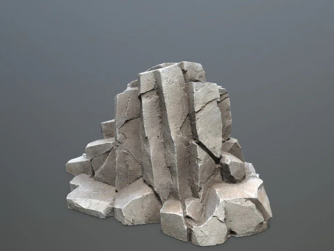 Cliff rocks 3D Model