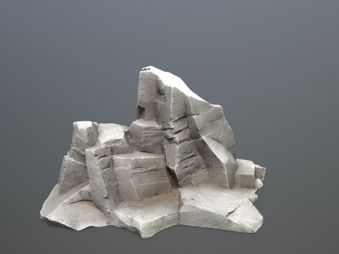 Cliff rocks 3D Модель
