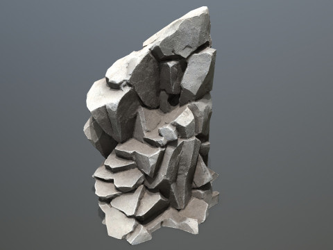 Cliff rocks 3D Модель