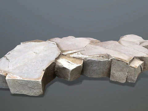 Cliff rocks 3D Model