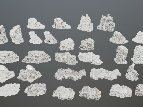 Cliff rocks 3D Модель