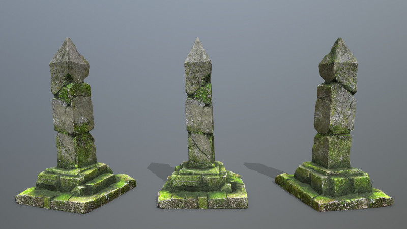 Pillar 3D 模型 .c4d .max .obj .3ds .fbx .stl .blend