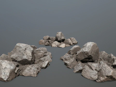 Desert rocks 3D Model