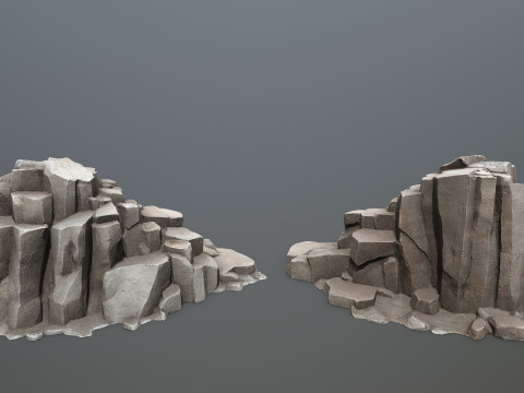 Desert rocks 3D Model