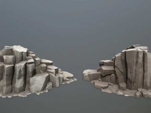 Desert rocks 3D Model