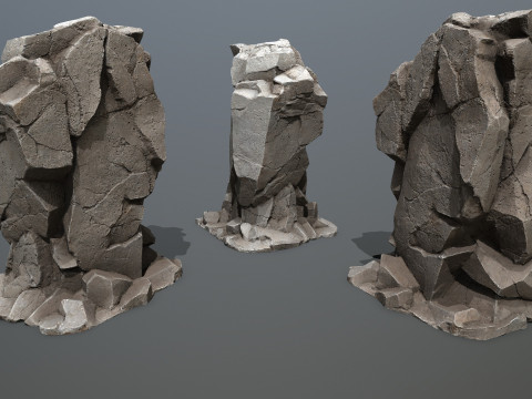 Desert rocks 3D Model