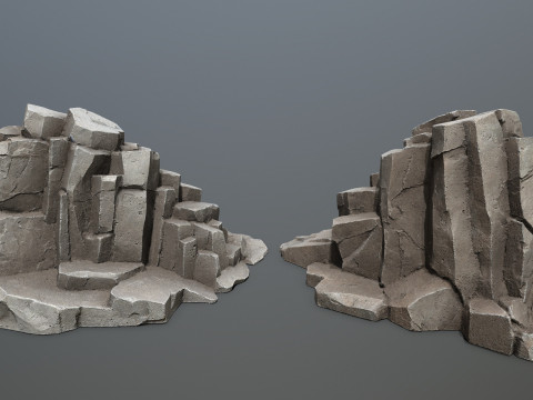 Desert rocks 3D Model
