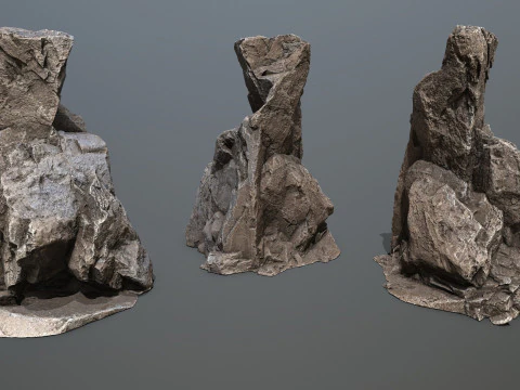 Desert rocks 3D Model