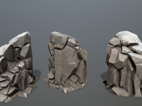Desert rocks 3D Model
