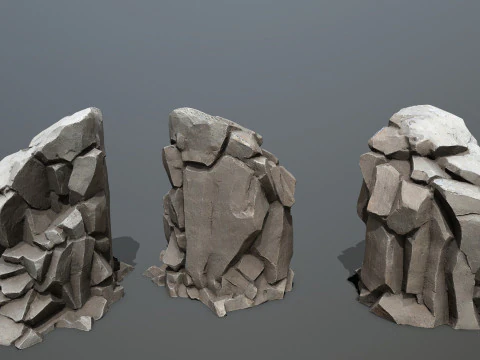 Desert rocks 3D Model