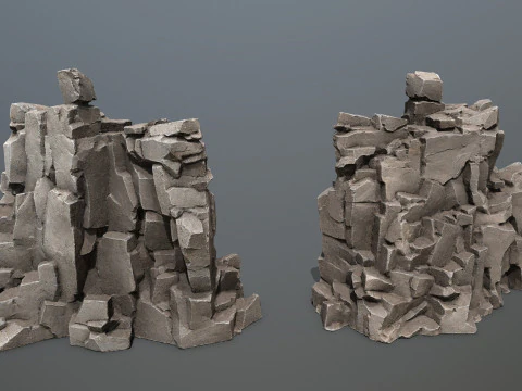 Desert rocks 3D Model