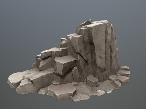 Desert rocks 3D Model