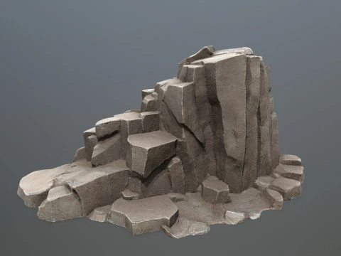 Desert rocks 3D Model
