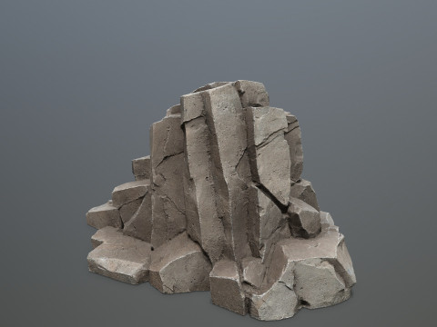 Desert rocks 3D Model