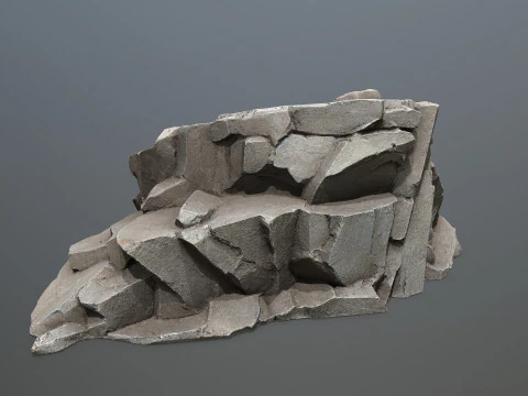 Desert rocks 3D Model