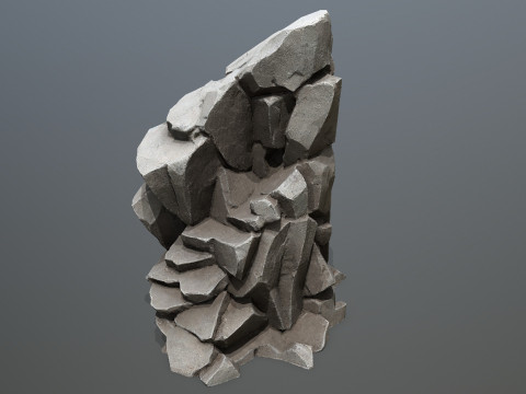 Desert rocks 3D Model