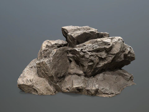 Desert rocks 3D Model