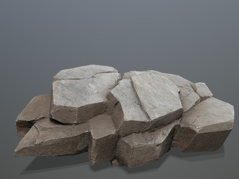 Desert rocks 3D Model