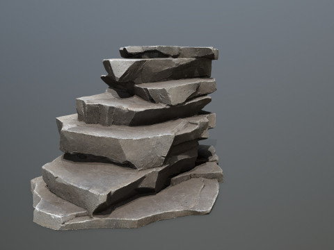 Desert rocks 3D Model