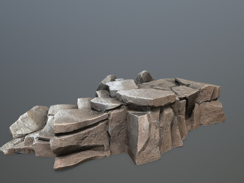 Desert rocks 3D Model